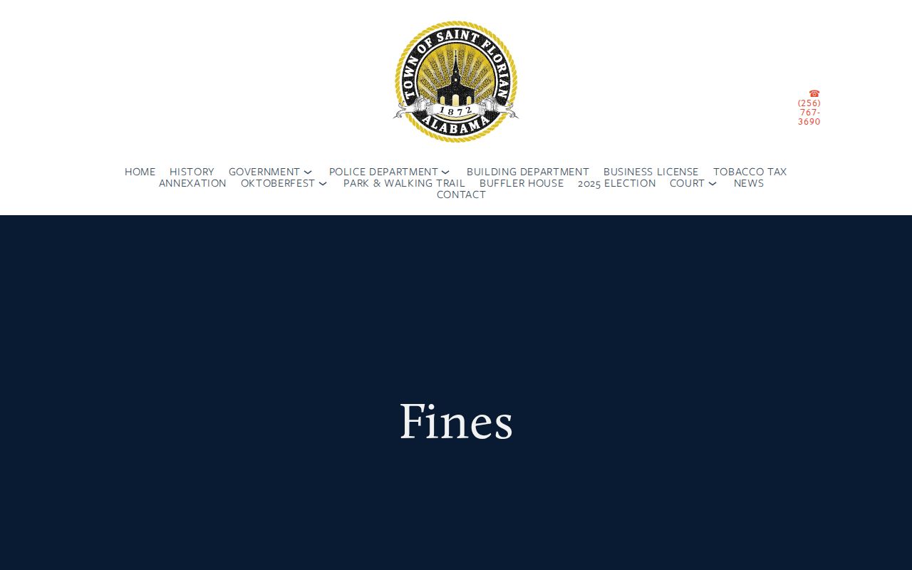 St. Florian warrant records and municipal court information